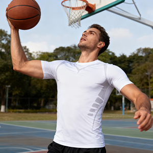 Camiseta deportiva de compresión de secado rápido para hombre, ropa transpirable de secado rápido para gimnasio, ciclismo, Fitness, correr, entrenamiento, ejercicio, Top activo - Product Image 1