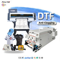 Nouvelle imprimante DTF industrielle commerciale FULIYIN 60 cm 2 Eps I3200 haute vitesse couleurs vives entièrement automatique rouleau-à-rouleau encre pigmentée 1