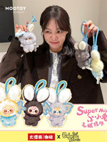 Vente en gros transfrontalière BabyThree Super Mini Bunny PVC Plush Blind Box Toy 1/12 Scale Display Gift Ornament