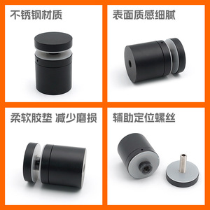 Tornillos decorativos de acero inoxidable con acabado espejo negro para publicidad en vallas y espejos, rosca estándar métrica - Product Image 4