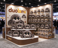 Peluche Araignée de Dessin Animé Douce et Moelleuse, Style Simulation Personnalisé pour Souvenir et Décoration Intérieure