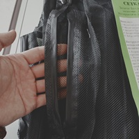 Moustiquaire magnétique sur mesure OEM en maille polyester noire anti-insectes à fermeture automatique pour porte - Commande en gros