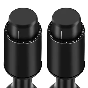 <span class=keywords><strong>Bouchon</strong></span> de bouteille de <span class=keywords><strong>vin</strong></span> réutilisable en plastique ABS avec fermeture sous vide, couleur noire, fonction de recyclage, conserveur de <span class=keywords><strong>vin</strong></span> pratique, marque LATROU - Product Image 3