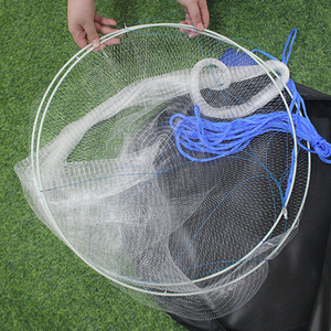 Các ballyhoop-tàng hình ráp Hoop Net sống Mồi Câu Cá Net Hoop Rig đóng mở trường hợp ballyhoo tôm 48 "3/8" lưới - Product Image 5