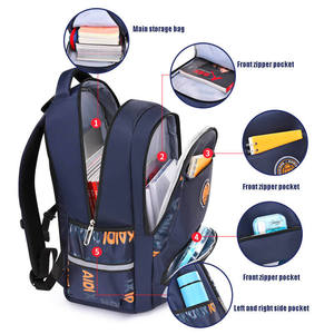 Pupils New Bag Student Children's <b>School</b> Bag Breathable <b>Large</b> Capacity <b>Backpack</b> for Boys <b>Schools</b> Bags for Boys - Product Image 6