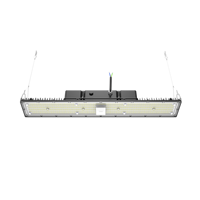 Projecteur linéaire rectangulaire à puissance réglable 250W 200W 150W, éclairage linéaire intelligent à capteur pour allées d'entrepôt