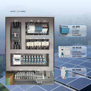 Boîtier de Combinaison Solaire IP65 en Plastique pour Distribution Électrique 600V 1000V 40A 63A PV 2 4 6 Chaînes - Product Image 6