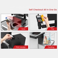 KR-1900 Android écran tactile caisse caisse paiement Machine self service commande self caisse kiosque supermarché