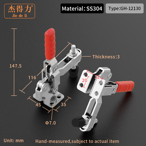 Assemblage de soudage de haute qualité <span class=keywords><strong>pince</strong></span> à bascule verticale meubles de véhicule montage de soudage électronique <span class=keywords><strong>pince</strong></span> à bascule Gh-12130 - Product Image 5