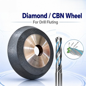 Hybrid-Bond-Superharte Diamant-CBN-Schleifscheibe für CNC-Werkzeugfräsen, -schlitzfräsen und -bohrer-Nachbearbeitung - Product Image 2