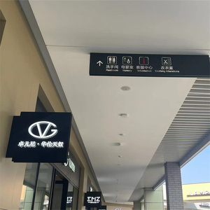 Modular Chống ảnh hưởng thiết kế góc nhìn linh hoạt treo Navigation dấu hiệu cho lớn khu vực công cộng - Product Image 4