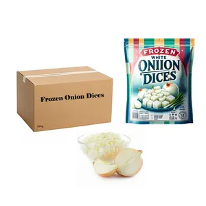 酥脆新鲜洋葱散装IQF白洋葱优质冷冻洋葱夹，适用于国际贸易商和食品行业