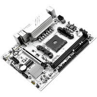 Carte mère JGINYUE B450M DDR4 M-ATX pour ordinateur de bureau, compatible avec les processeurs des séries AM4 1000, 2000, 3000, 4000, 5000