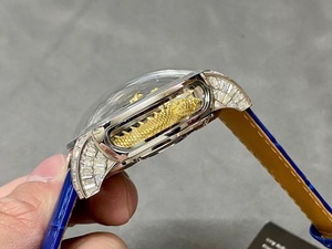 Reloj de Lujo para Hombre con Dragón Chino, Movimiento Mecánico, Esfera con Dragón Tallado en 3D, Correa de Cuero Impermeable, Reloj de Pulsera Moderno - Product Image 3