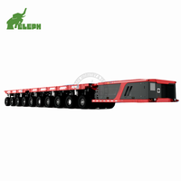 Remorque de voyage modulaire robuste à col de cygne hydraulique multi-essieux de 20 mètres à vendre 07