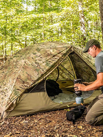 Tente de camping professionnelle camouflage 1-2 personnes, imperméable, style extérieur, abri solaire, équipement de chasse portable