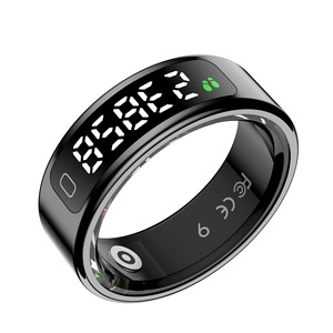 Anillo Inteligente R11C con Monitor de Frecuencia Cardíaca, Oxígeno en Sangre, Podómetro, Pantalla LED, Carga Inalámbrica, Control por Gestos, Talla 6 - Product Image 2