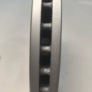 Disco de Freno Delantero Plateado 0986T16896, 1 Año de Garantía, OEM BOSCH OE 9808483380 para Citroën C3L/C3-XR/C4L/C4 Nuevo Elysee/Picasso - Product Image 5