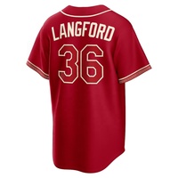 Envío Directo, Jersey de Béisbol de los Texas Rangers para Hombre y Niños # 5 Corey Seager # 36 Wyatt Langford # 48 Ropa de Softbol Jacob DeGrom