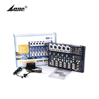F7-USB produits les plus vendus petit mélangeur analogique audio portable USB stéréo 7 canaux