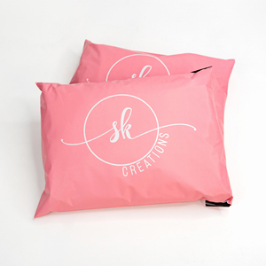 Bolsas de Correo de Polietileno Biodegradables con Logotipo Personalizado Impreso, Ecológicas, al por Mayor, Bolsas de Embalaje Rosas para Envío - Product Image 1
