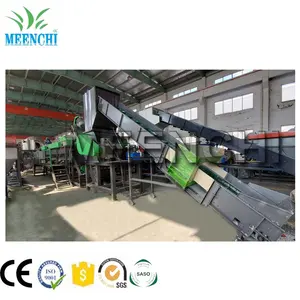 Dirty Waste Pp Bopp Ldpe Pe Film Edge Plastic Recycling Machine