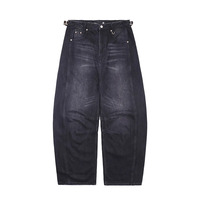 Jeans pour hommes de style streetwear américain, jeans baggy Y2K pour hommes, jeans vintage lavés, pantalons en denim streetwear