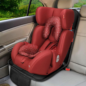 Fundas para Asientos de Coche, Negras, de PVC Antideslizante, Rectangulares, Protectoras para Mascotas en el Asiento Trasero, con Bolsillos de Almacenamiento para la Protección del Interior del Coche - Product Image 3