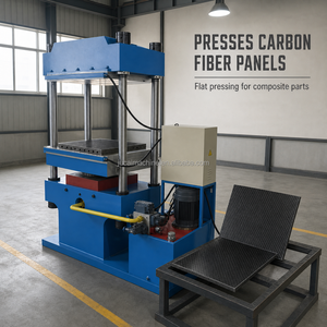 Presse hydraulique en fibre de <span class=keywords><strong>carbone</strong></span> Jucai CFRP, presse à chaud composite 500 tonnes à quatre colonnes pour pièces de drones et automobiles OEM - Product Image 1