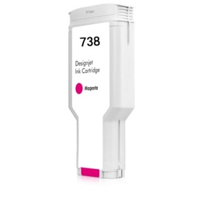 ซุปเปอร์คัลเลอร์ HP 738 สำหรับเครื่องพิมพ์ HP DesignJet T850 T950 ตลับหมึกพิมพ์ขนาด 300 มล. พร้อมชิปและหมึกพิกเมนต์ - Product Image 3