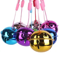 40mm Multi-Colored DIY Metal Jingle Bells Christmas Shiny Bells for Festival Party Decorations Jewelry Dog Cat bells