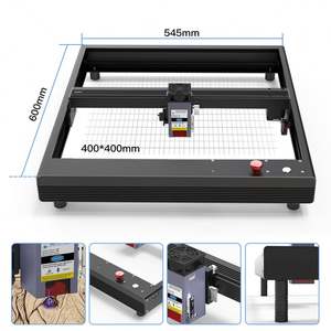 REALMAX Machine de gravure laser CNC miniature de bureau 10W pour le travail du bois, petite machine de gravure 3D DIY, idéale pour les tasses, le cuir - Product Image 5