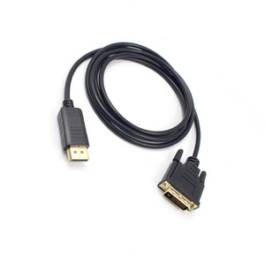 Kabel Adaptor <span class=keywords><strong>DP</strong></span> ke <span class=keywords><strong>DVI</strong></span> 6 Kaki, Male <span class=keywords><strong>Dual</strong></span> <span class=keywords><strong>Link</strong></span>, Berpelindung Kepang, 4K HDTV Monitor Komputer, Twisted Pair, Selubung PVC - Product Image 3