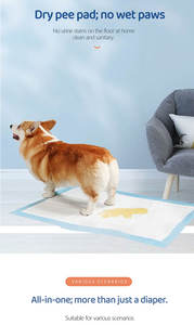Hoge Absorptie Lekvrije Wegwerp Volwassen Hond Plas Pads Pe Huisdieren Trainingsmatten Voor Katten <span class=keywords><strong>Puppy</strong></span> Verwijdert Geuren <span class=keywords><strong>Puppy</strong></span> Plas Hond - Product Image 5