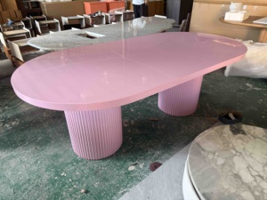 Moderno y Lujoso Juego de Comedor Convertible de MDF y Madera Maciza, Muebles de Comedor de 4 Plazas Ideales para Apartamentos - Product Image 4