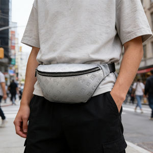 Riñonera Unisex Casual, Bolso Bandolera de Piel Sintética con Correa Ajustable para Uso Diario - Product Image 2