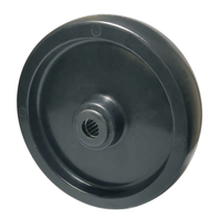 Roue en polyoléfine SQ 80mm 100mm 125mm avec bande de roulement pp opération confortable pour chaise de bureau équipement de bureau roulette