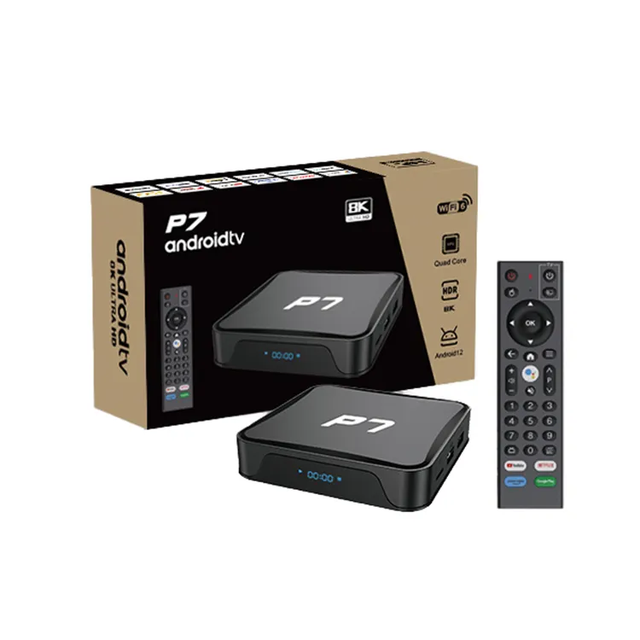 Smart Allwinner H618 Quad Core Set-top Box Android 12 Dual Wifi 4K HDR10 60FPS 2GB 4GB RAM 16GB 32GB ROM P7 ATV Android TV Box
