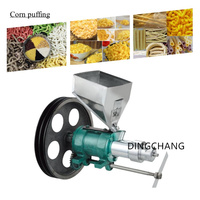 Machine à extruder les aliments à vis simple, 10 formes, pour snacks, céréales, mini-machine alimentaire, machine à pop-corn et riz soufflé