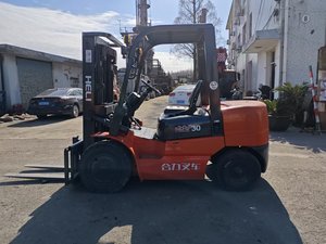 2.5/3/5/7/10/15/16/25/30-Ton <b>Used</b> Diesel HELI TCM KOMATSU CPCD30 H2000 Forklift Triple Master ISUZU japanese ENGINE side shift - Product Image 6