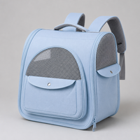 Sac à dos de transport pour chat YAOYUE couleur bonbon avec fenêtre en maille, sac pliable en tissu Oxford pour chat avec poche avant, 4 couleurs pour chats
