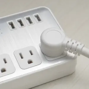 4 Multi Plug 1875W Rated Power Outlet Surge Protector Power Strip with USB Ports