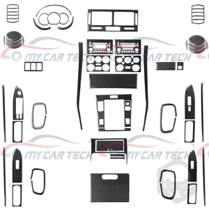 Adhesivo Decorativo <span class=keywords><strong>Interior</strong></span> de Fibra de Carbono para Suzuki <span class=keywords><strong>Grand</strong></span> <span class=keywords><strong>Vitara</strong></span> 2006-<span class=keywords><strong>2013</strong></span> - Product Image 3