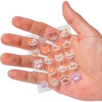 Patch anti-acné hydrocolloïde bio coloré en forme de chat mignon avec polyphénols de thé, autocollant esthétique pour le traitement de l'acné et la couverture des imperfections du visage