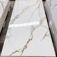 Panneau en PVC souple effet marbre, revêtement UV, aspect pierre véritable, pour usage intérieur/extérieur, décoration murale