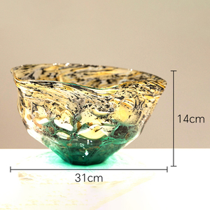Jarrón de Vidrio de Diseño Colorido Poligonal Hecho a Mano para Centros de Mesa de Lujo, Decoración para Bodas y Hogar, Venta al Por Mayor - Product Image 4