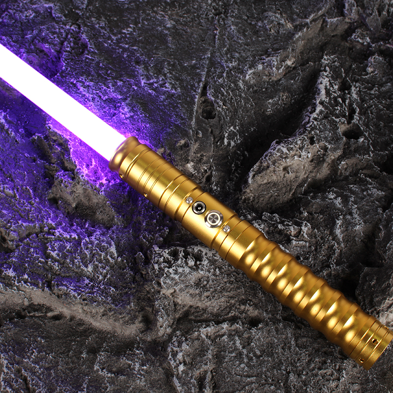 Изготовленный на заказ высококачественный металлический штырь THY SABER, гладкий поворотный световой меч