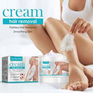 Crema Depilatoria Jaysuing de Aloe Vera para Axilas, Rostro, Cuerpo y <span class=keywords><strong>Vello</strong></span> Púbico, Reparadora, Indolora, Suave y Efectiva - Product Image 3