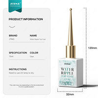 JTING 2026 Nuevo Gel de Acabado Efecto Ondas de Agua, Sin Limpieza, Autoformante, Textura 3D, Gel Cromado, Esmalte de Uñas, Sin HEMA/TPO, Gel OEM