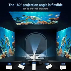 Proyector Portátil HD 1080P 4K con Enfoque Automático, Android 11, Cine Inteligente, WIFI y Bluetooth, Alta Definición 300A - Product Image 4